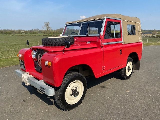 1963 Land Rover IIA in Poppy Red with a grey interior For Sale ...