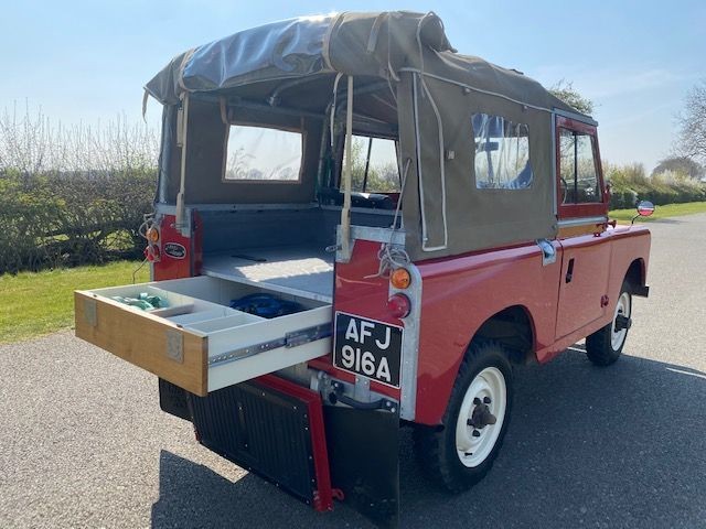 1963 Land Rover IIA in Poppy Red with a grey interior For Sale ...