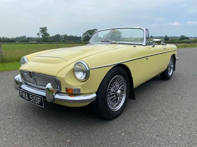 1968 MGC Roadster Manual O/D in Primrose Yellow For Sale | Classic Cars ...