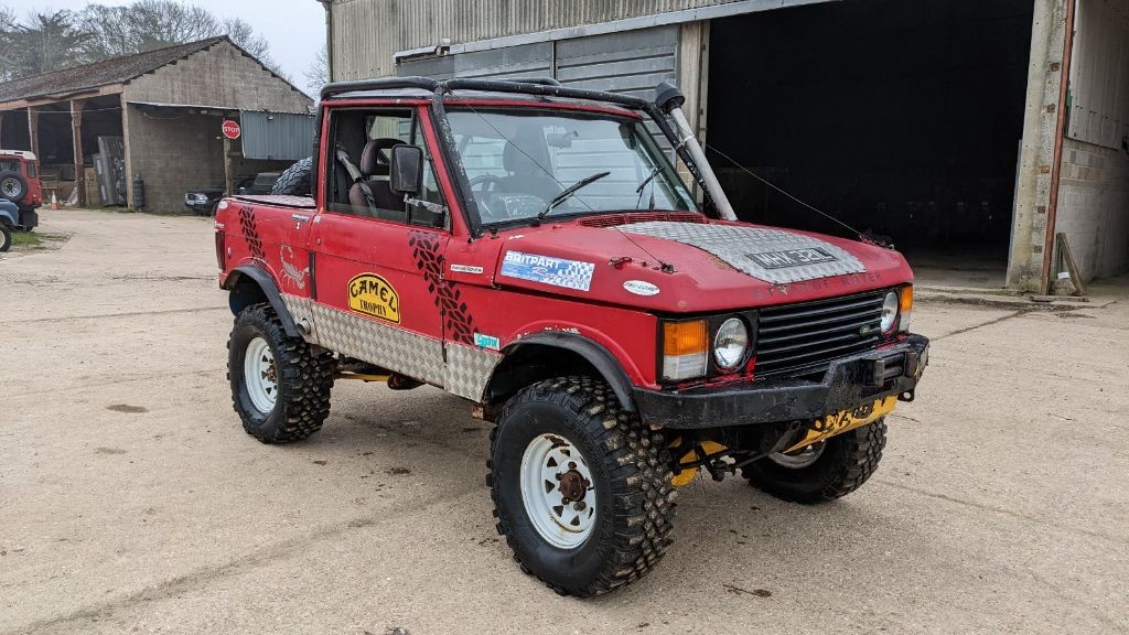 Bobtailed Range Rover Range Rover Classic 2 door 5 speed manual V8 Supercharged Bobtail 1972 ...