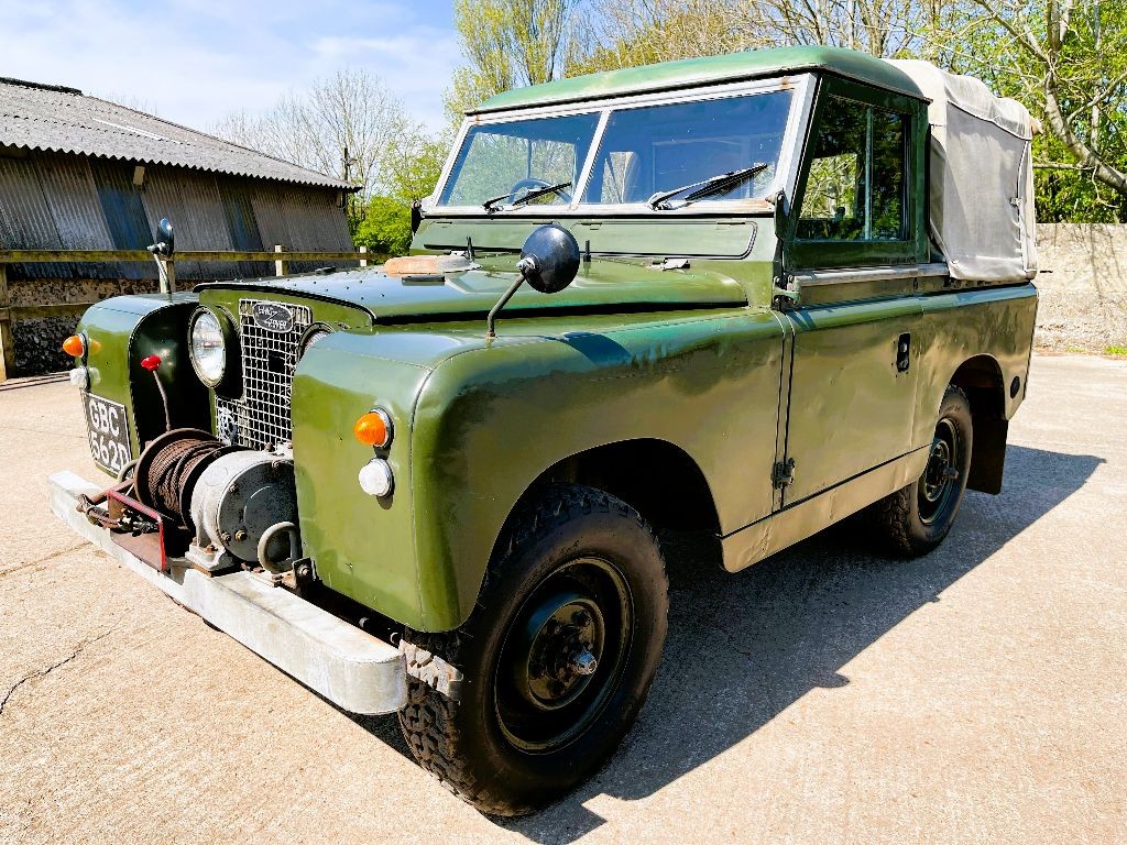 1961 land rover series 2 88in petrol truckcab with trailer For Sale ...