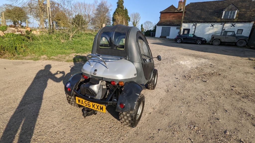 Secma Side View Secma QPod 338cc 2006 Silver #493 For Sale | Classic Cars and Campers