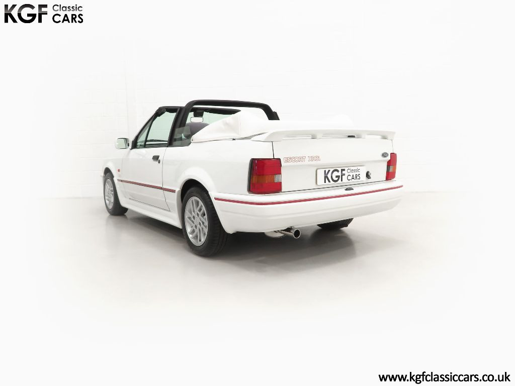 A Retro Icon Ford Escort XR3i Cabriolet 90-Spec with Humongous History ...