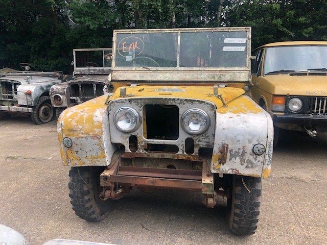 1950 Land Rover Series One 80” Lights Behind The Grille For Sale ...