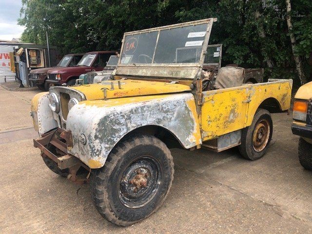 1950 Land Rover Series One 80” Lights Behind The Grille For Sale ...