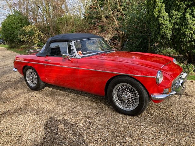 Mgc Rally Red 1969(H) MGC Roadster in Tartan Red with Overdrive For Sale | Classic ...