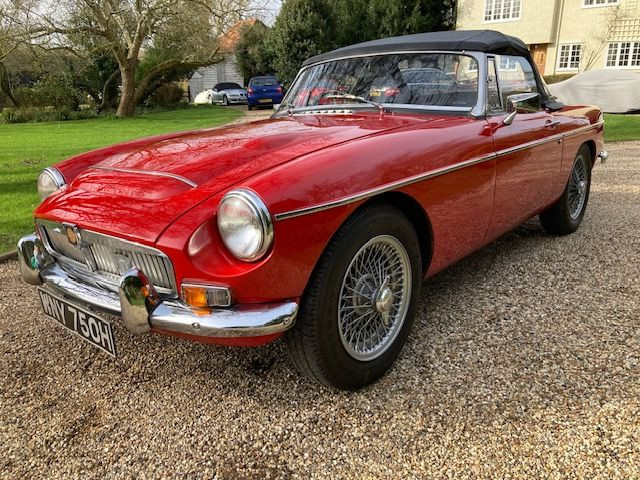 Mgc Rally Red 1969(H) MGC Roadster in Tartan Red with Overdrive For Sale | Classic ...