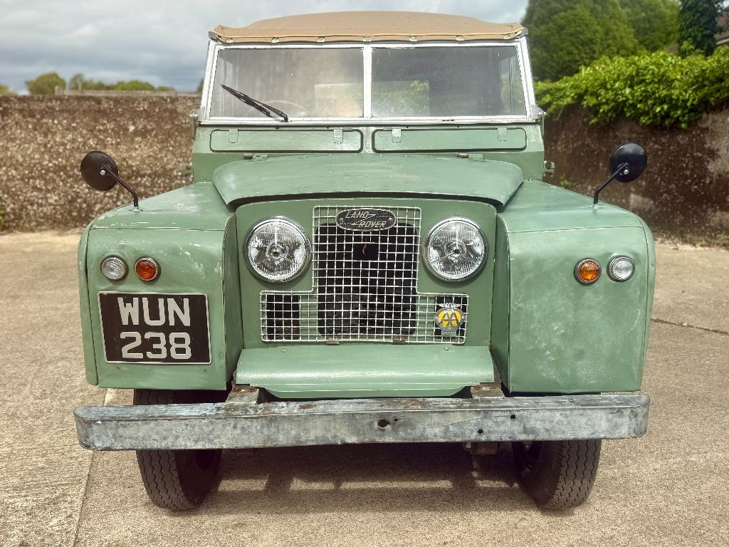 1960 Rover Convertable heavily patinated 1960 land rover series II 88in 2.25 diesel soft top ...