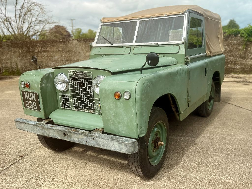 1960 Rover Convertable heavily patinated 1960 land rover series II 88in 2.25 diesel soft top ...