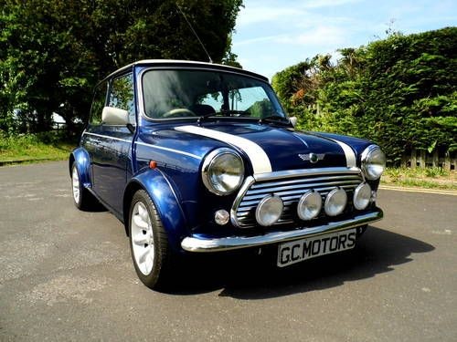 2000 Mini Cooper Tahiti Blue 1,948 miles as New For Sale | Classic Cars ...