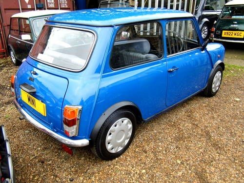Sprite Blue Mini 1996 Rover Mini Sprite 1300 with 27k in Electric blue For Sale ...