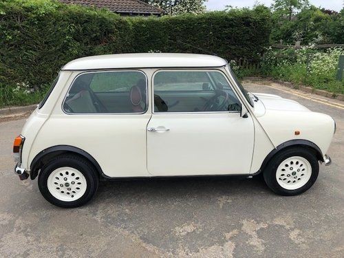 Rover Mini Seven 2000 X in white only 30,000miles For Sale | Classic ...