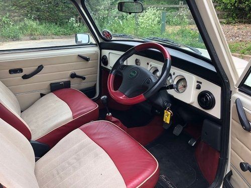 Rover Mini Seven 2000 X in white only 30,000miles For Sale | Classic ...