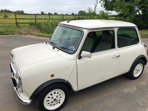 Rover Mini Seven 2000 X in white only 30,000 miles For Sale | Classic ...